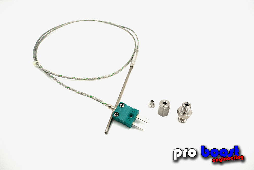 Abgastemperatur-Sensor Typ K, 3mm, inkl. Klemmringverschraubung - Pro Boost  Engineering Shop